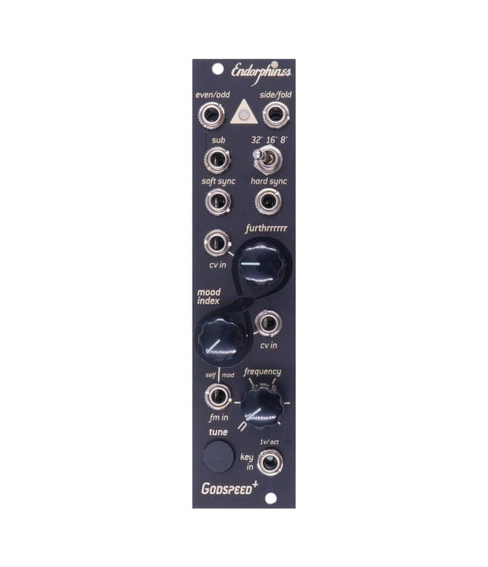 Endorphin.es Black Godspeed+ Oscillator + Autotuner for Eurorack image 1