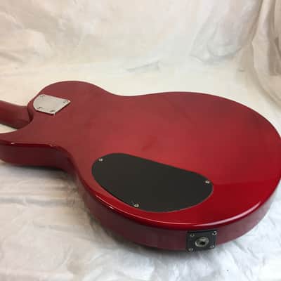 MWR Single Cut Red Double Humbucker Electric Guitar w/ New Strings Free Shipping image 7