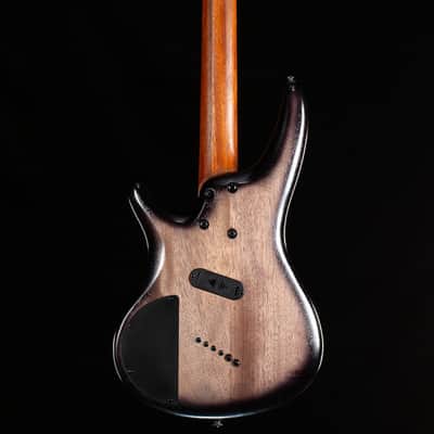 Ibanez Bass Workshop SRC6MS 6-string Multi-Scale Bass Black Stained Burst Low Gloss (609) image 4