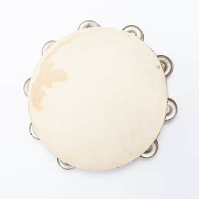 Rare 1950's double-row WFL (Ludwig) Professional Tambourine No. 95A image 2