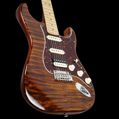 Fender 2019 Limited Edition Rarities HSS Stratocaster, Golden Brown image 2