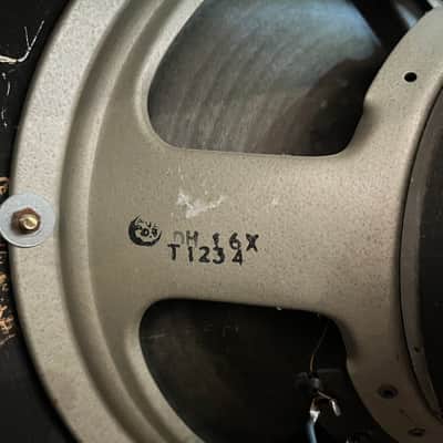 Celestion Vintage G12H creamback 2x12 cabinet 1975 image 4