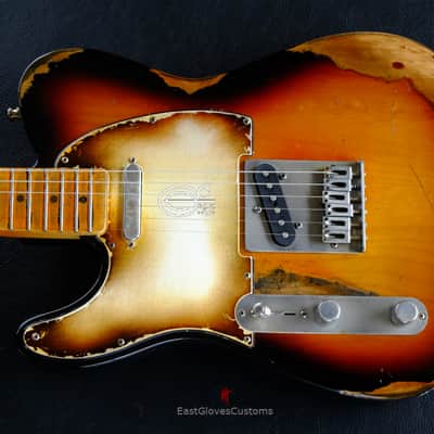 Fender Telecaster Sunburst Left Handed Heavy Aged Relic (RARE) image 20