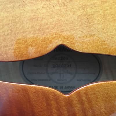 Yamaha SA2200 Violin Sunburst + Gibson pick ups image 10