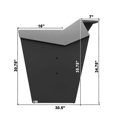 Bazel Studio Desk REV 88 K Studio Desk- BLACK image 8