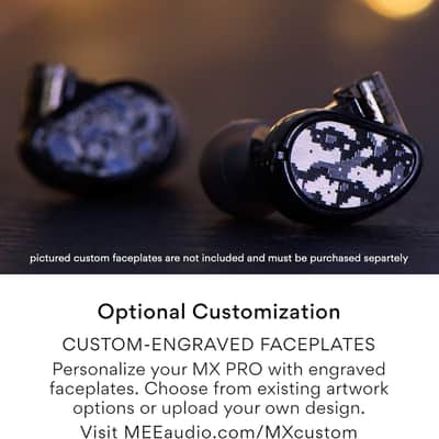 MEE Professional MX4 PRO Quad-Driver Hybrid Musician’s In Ear Monitor Headphones with High-Resolution Reference Sound; Noise Isolating Earbuds Earphones with Optional Customization & Detachable Cables image 6