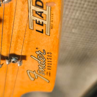 Fender Lead II 80s White over Black image 11