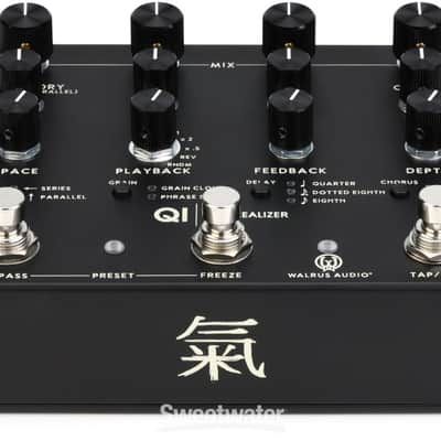 Walrus Audio Qi Etherealizer Multi-effects Pedal - Black (QiEtherealBlkd1) image 4