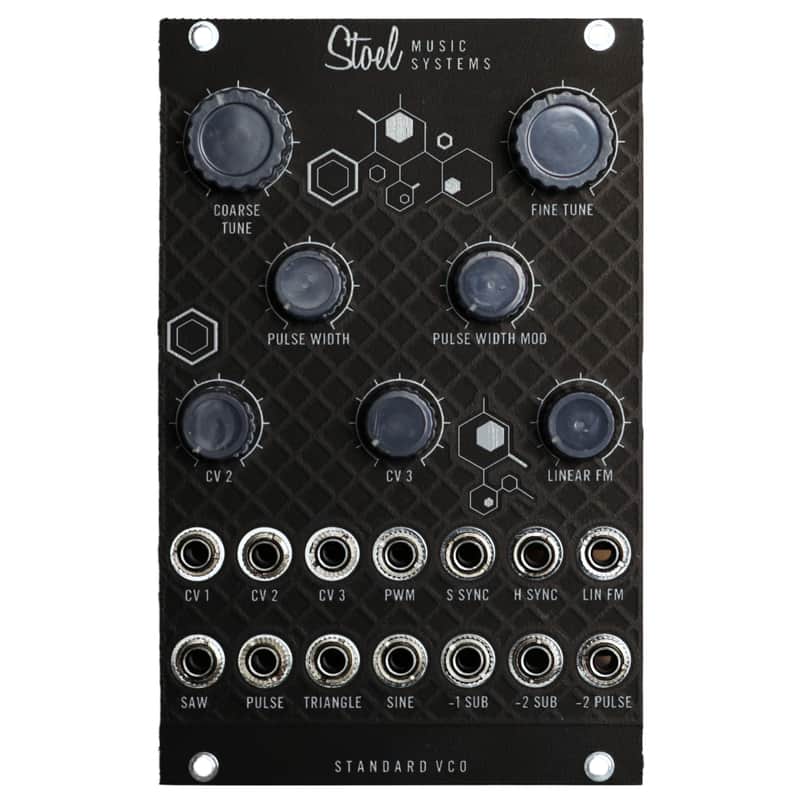 Stoel Music Systems Standard VCO Oscillator, Dark Mode- Black image 1