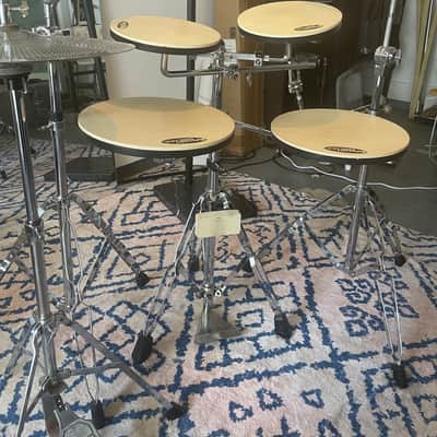 DW Go Anywhere 5pc Practice Pad Drum Set with Stands and cymbals. image 2