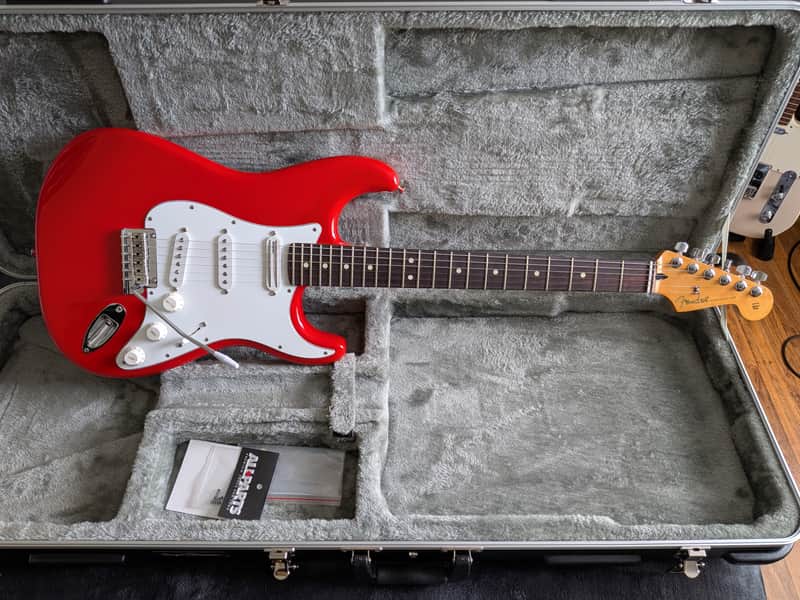 2024 Fender Player II Stratocaster HSS 70th Anniversary Edition- Coral Red