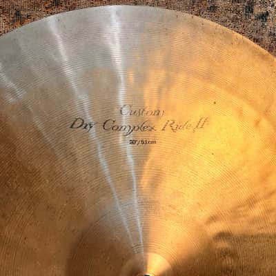 RARE Zildjian BILL STEWART K CUSTOM DRY COMPLEX Ride II 20” 1954 g Unique! Collectible image 3