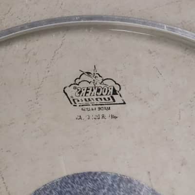 Ludwig Rocker 16" Clear Silver Dot Drum Head Vintage 1980's #3 image 6