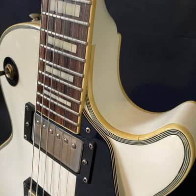 Immagine Eko Les paul 1990 Custom White Vl 480 First Series set in neck - 7