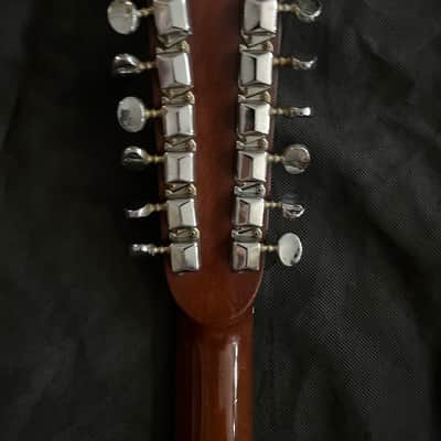 Fender F55-12 Dreadnought Size 12 string Acoustic Guitar, Natural, Used image 6