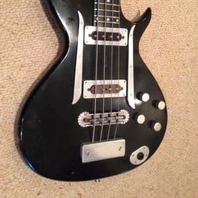 Zemaitis Custom Bass ex Ronnie Lane - The Small Faces 1970s Black image 2