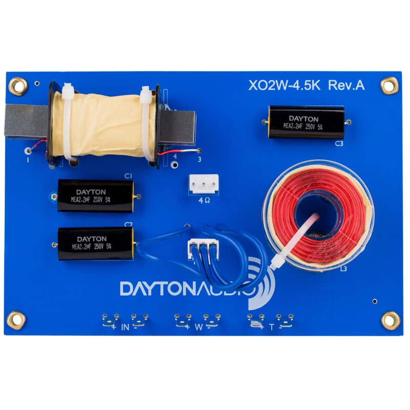 Dayton Audio - XO2W-4.5K- 2-Way Speaker Crossover 4,500 Hz image 1