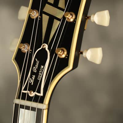 1957 Gibson Les Paul Custom Black w/original Bigsby + "Fretless Wonder" HANG TAG image 9