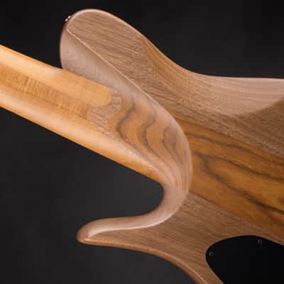 Fodera Imperial 6 Elite - Walnut/Black Limba image 12