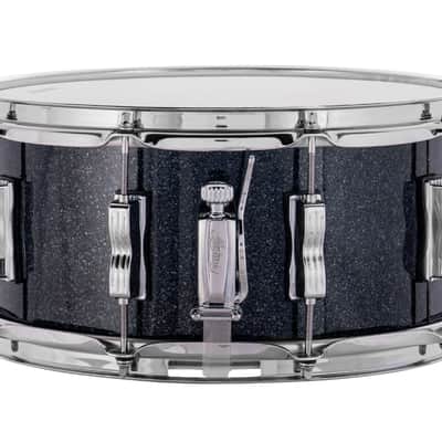 Ludwig *Pre-Order* Classic Maple 6.5x14" Hybrid Black Sparkle Snare Drum Made in the USA | NEW | Special Order | Authorized Dealer image 2