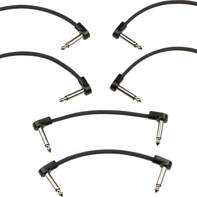 099-0825-102 Fender Blockchain Patch Cable Kit Blk XS for Stompbox Needs