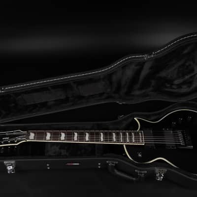 2022 ESP LTD Deluxe EC-1007 ET Evertune - Black | Korea Les Paul Singlecut 7-String Set-Thru EMG 81-7 / 60-7 Humbucker 24 XJ Stainless Steel Frets | Case image 19