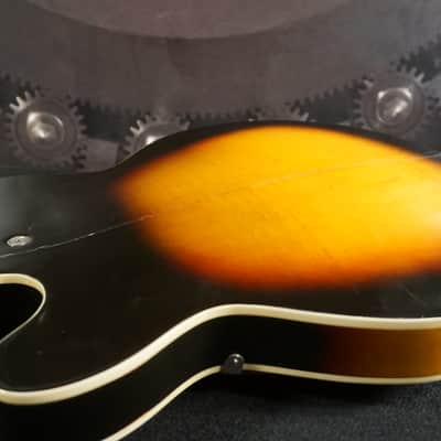 1960s Harmony Meteor H70 Sunburst Hollowbody Vintage Electric Guitar w/ Dearmond Gold Foils image 17