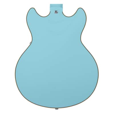 D'angelico Premier Mini DC w/ Stop-Bar Tailpiece - Sky Blue - B-Stock image 7
