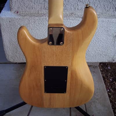 Lotus Stratocaster Style Electric Guitar Japan MIJ L-660 70s-80s Natural Tortoise Pickguard image 14