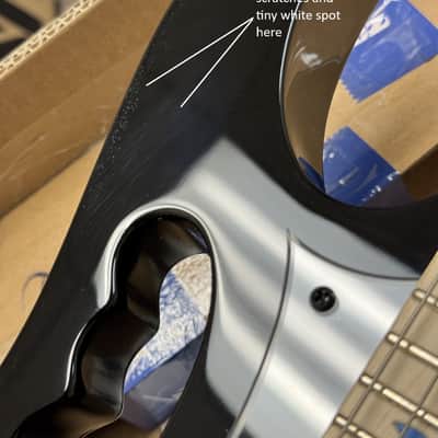 Ibanez JEM77P Steve Vai Guitar Blue Floral Pattern B-Stock image 8