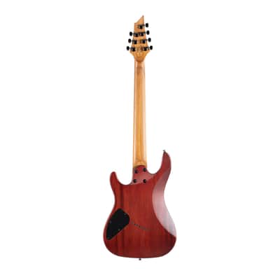 Cort KX Series Multi-Scale 7-String Electric Guitar - Open Open Pore Mahogany (KX307MSOPM-U) image 3