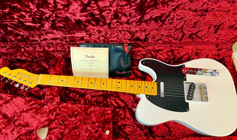 Fender American Vintage II ‘51 Reissue Telecaster, Prototype White with Case - Pre Owned image 1