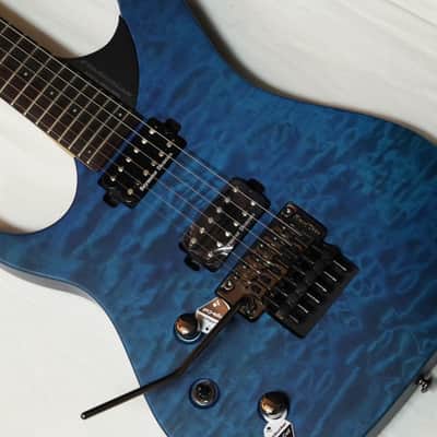 WASHBURN PXM10FRQTBLMLH Parallaxe M10 LEFTY electric GUITAR new w/ BAG - Blue LEFT-HANDED image 4