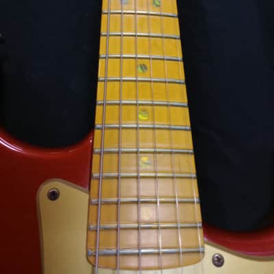 Fender 50th Anniversary American Deluxe Strat Candy Apple Red/Gold  2004 Red w/Gold Pickguard & Tweed Hardcase *** FREE SHIPPING *** image 12