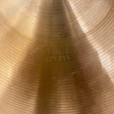 Paiste 14” 404 "Brown/ black Label" Heavy Hi-Hat Cymbals (Pair) 1980 - 1985 - Traditional image 3