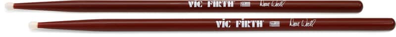 Vic Firth Signature Series Drumsticks - Dave Weckl - Nylon Tip (2-pack) Bundle image 1