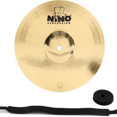 Nino 10-inch Cymbal - Brass image 2