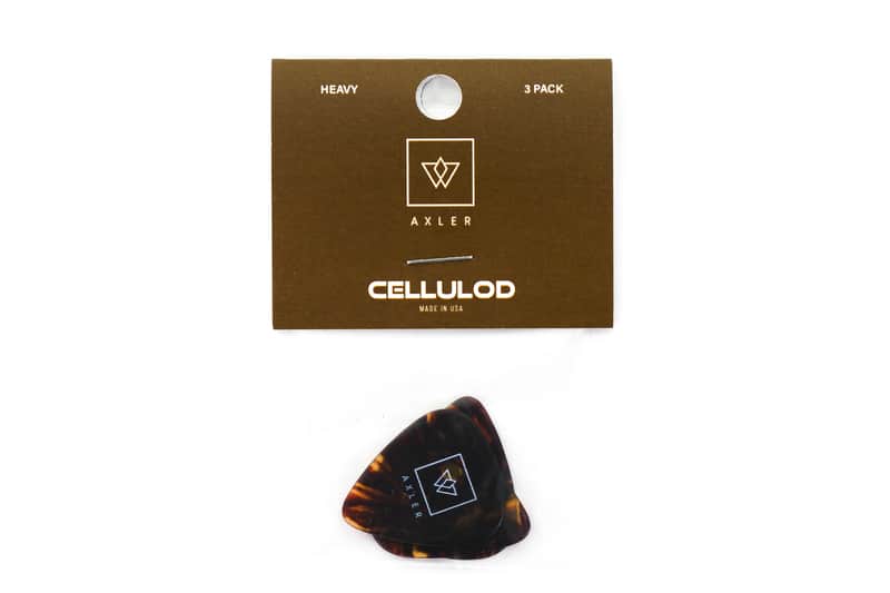 Vosta Heavy Celluloid Tortoise Picks - 3 Pack image 1