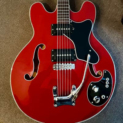 1966 Mosrite Celebrity Hollow Body - Restored to Perfection! Sexy Time Red image 1