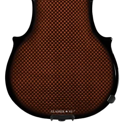 Glasser Carbon Composite Acoustic Electric 6-String Violin (4/4 Size) 2020s AE Orange image 2