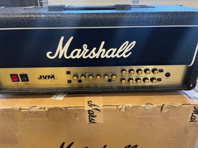 Marshall JVM210H 2-Channel 100-Watt Guitar Amp Head 2008 - Present - Black image 1