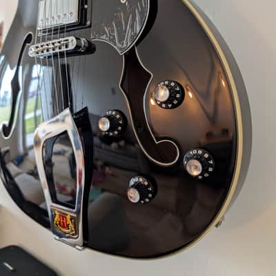 Hagstrom '67 Viking II 2023 - Present - Black Gloss image 7