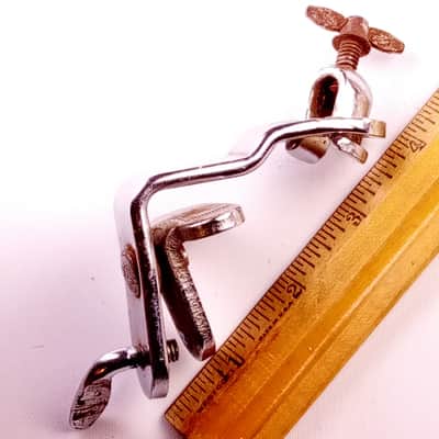 Premier Clamp-On Bass Drum Mount Vintage 50-60s Spur/Leg Cymbal Rod L-Arm Holder image 2