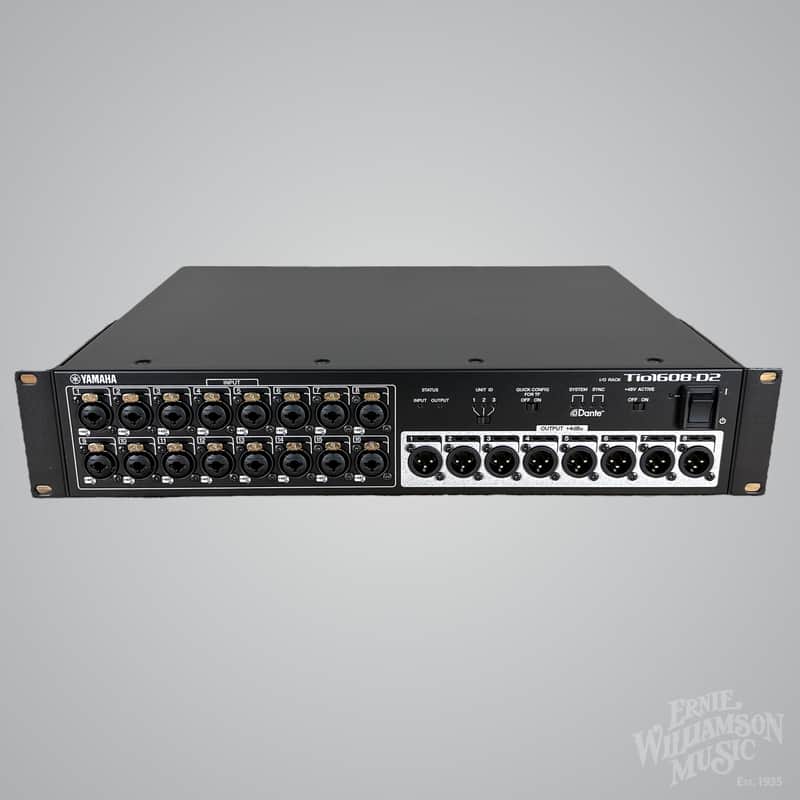 96khz Dante-Equipped I/O Rack w/ 16 mic/line inputs and 8 | Reverb
