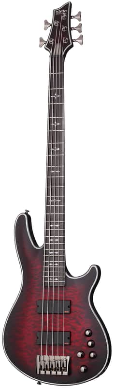 Schecter Hellraiser Extreme-5 Active 5-String Bass Crimson Red