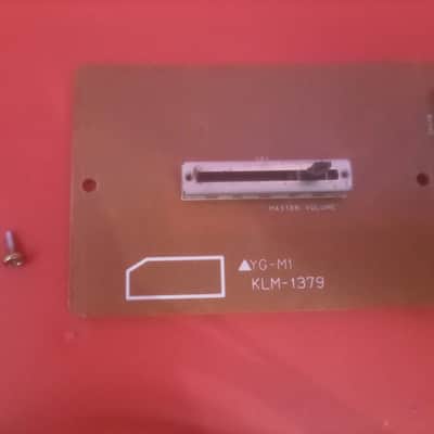 KORG T1 Volume board KLM-1379 with wiring for Korg T-1 keyboard Synth Full Working image 2