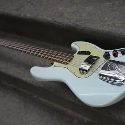 Fender Custom Shop '63 Jazz Bass, Jouneyman Relic - Aged Sonic Blue image 6