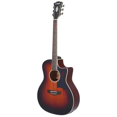 D'Angelico Excel Gramercy Acoustic Electric - Mahogany Burst image 5