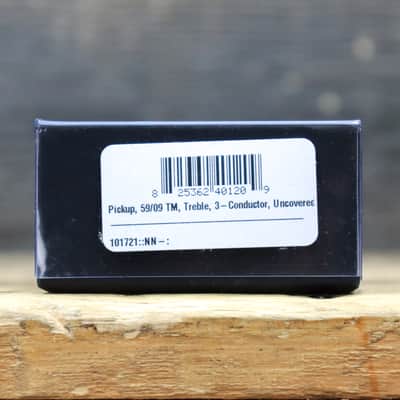 PRS 59/09 Treble Pickup Alnico 2 Magnet 9.3k DC Res. 3-Conductor Uncovered Nickel Screws image 4