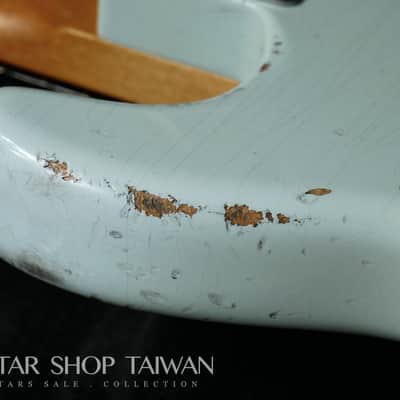Fender Custom Shop John Cruz 1959 Hardtail Stratocaster Heavy Relic-Sonic Blue image 23